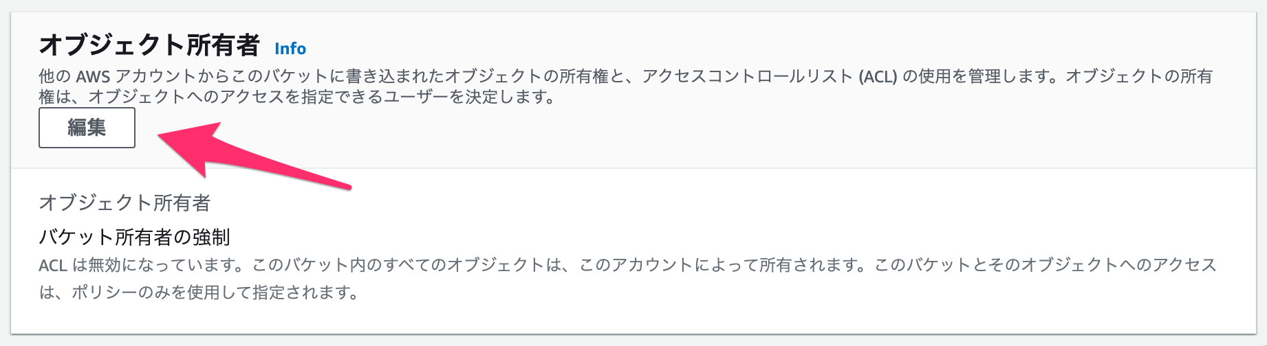 オブジェクト所有者